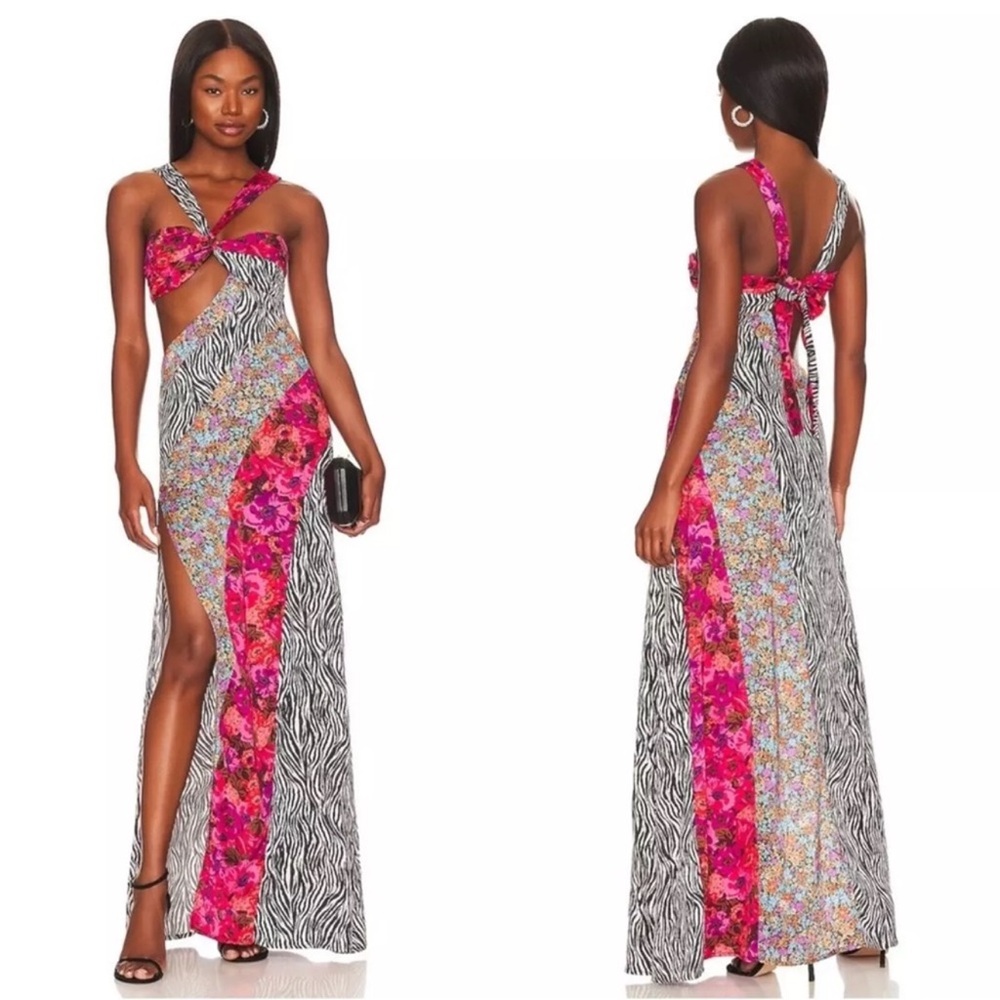 For Love & Lemons Rita Maxi Dress